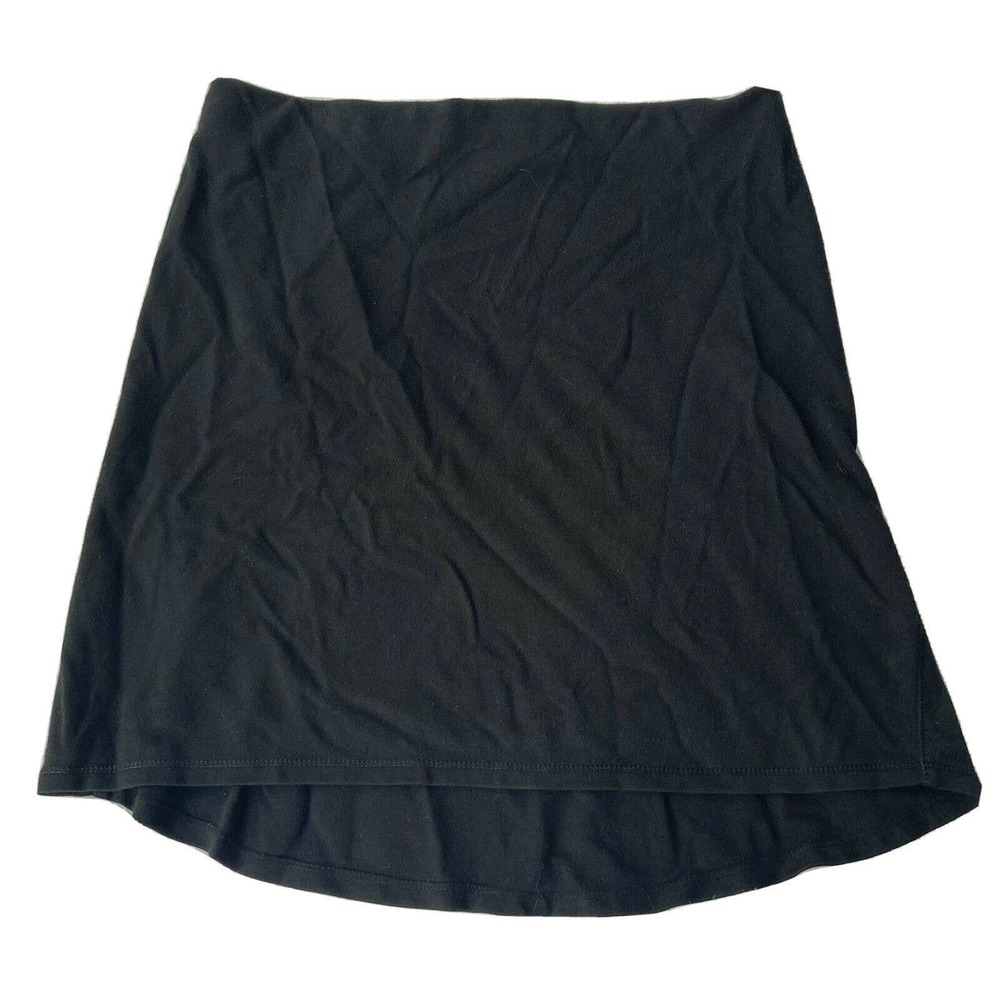 Max Studio Sz Small Black Pencil Skirt Peplum Hem Career Women Knee Length Work - Picture 1 of 5